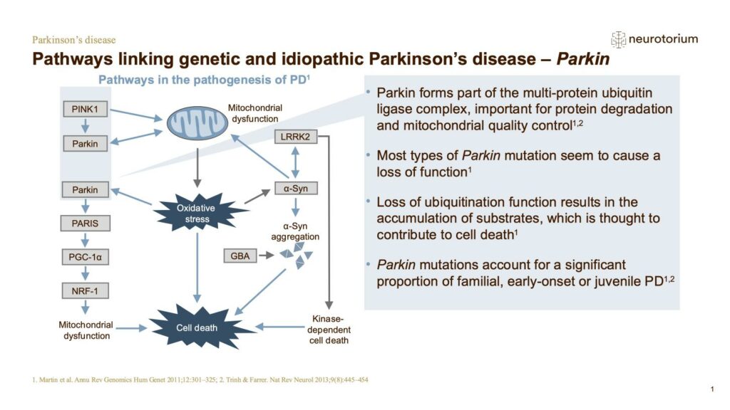Pathways linking genetic and idiopathic Parkinson’s disease – Parkin